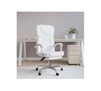 Fauteuil inclinable vidaXL Blanc