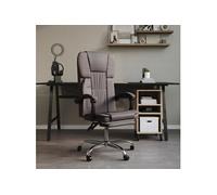 Fauteuil inclinable de bureau Gris Similicuir