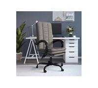 Fauteuil inclinable de bureau Taupe Tissu
