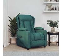 Fauteuil Inclinable Électrique Chaise de Relaxation Releveur Noir Tissu vidaXL