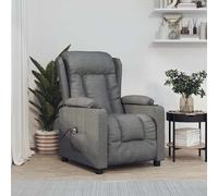 Fauteuil Inclinable Électrique Chaise de Relaxation Releveur Noir Tissu vidaXL
