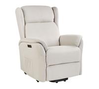 Fauteuil inclinable électrique ELEGY Tissu Beige clair