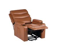 Fauteuil inclinable électrique ETER Cuir PU Marron