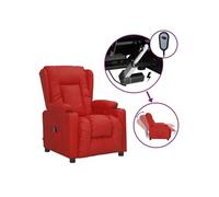 Fauteuil inclinable électrique Rouge bordeaux Similicuir G