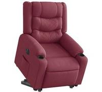 VIDAXL Fauteuil Électrique Rouge Bordeaux