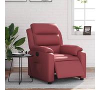 Fauteuil inclinable électrique Rouge bordeaux - vidaXL