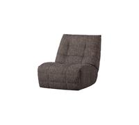 Fauteuil inclinable électrique tissu anthracite chiné Hein