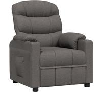 Fauteuil inclinable Gris foncé Tissu