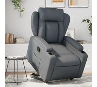 Fauteuil inclinable gris vidaXL
