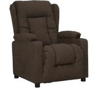 vidaXL Fauteuil inclinable - Marron foncé