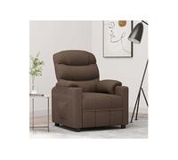 Fauteuil inclinable Marron Tissu 348074
