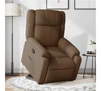 Fauteuil inclinable Marron Tissu Marron G