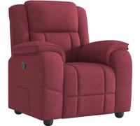 Fauteuil inclinable Rouge bordeaux Tissu