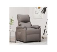 Fauteuil inclinable Taupe Tissu Taupe G