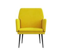 vidaXL Fauteuil Jaune 62x79x79 cm Velours Jaune G
