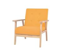 vidaXL Fauteuil jaune
