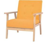 Fauteuil jaune tissu Jaune G