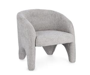 Fauteuil Junko gris clair
