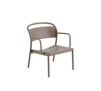Muuto Fauteuil lounge Linear Steel Taupe