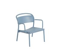 Muuto Fauteuil lounge Linear Steel Bleu pâle