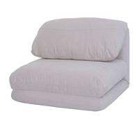 Fauteuil-lit HWC-E68, Canapé-lit Fauteuil fonctionnel Fauteuil pliant Fauteuil relax, tissu/textile beige