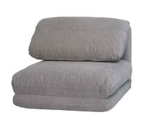 Fauteuil-lit HWC-E68, Canapé-lit Fauteuil fonctionnel Fauteuil pliant Fauteuil relax, tissu/textile gris clair