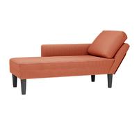 Fauteuil long VidaXL - Rouge orange