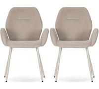 Fauteuil Lot de 2 F. Ansu beige