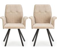 Fauteuil Lot de 2 F. Mery beige