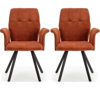 Fauteuil Lot de 2 F. Mery marron