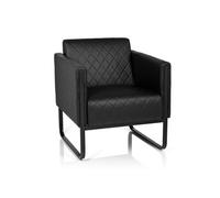ARUBA BLACK 1 places - Fauteuil rembourré Noir