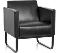 BALI BLACK 1 places - Fauteuil rembourré Noir