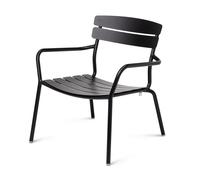 Fauteuil lounge Granada noir 68.2x75x69.5 cm