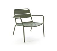 Fauteuil lounge Malaga vert réséda 76.7x72.5x69.3 cm