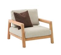 Fauteuil Lounge - Structure en teck - Ecrins