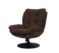 Fauteuil Magnum marron et noir - Amadeus