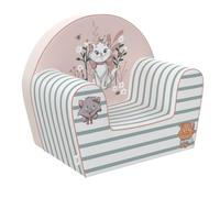 Fauteuil Marie Soft Disney pour filles, déhoussable et lavable, idéal pour les chambres et les aires de jeux