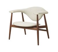 Fauteuil Masculo Rembourré En Eero Special FR 106 Avec Pieds En Noyer