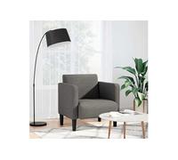 vidaXL Canapé-chaise 54 cm avec accoudoirs en velours côtelé gris clair
