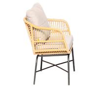 Fauteuil Meuble de jardin Siège Véranda Lounge Terrasse Balcon Outdoor Rembourrage
