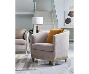 Fauteuil monoplace Royal Chair Trône Polster Lounge Chaises Canapé Hôtel Aménagement