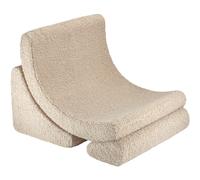 Fauteuil Moon Biscuit molletonné