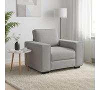 Fauteuil noir 100x77x82cm tissu fauteuil canapé simple fauteuil d'appoint vidaXL