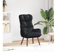vidaXL Fauteuil Design contemporain 1 place - Simili cuir Noir