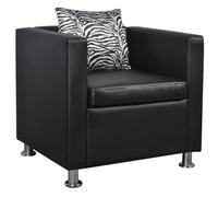 Fauteuil Noir Similicuir