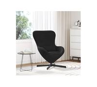 Fauteuil Ouf en Velours Noir