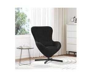 Fauteuil Ouf en Velours Noir