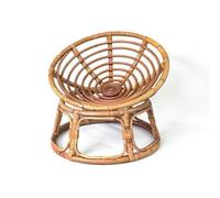 Fauteuil Panier Stable Chaise En Rotin | Tressé à la Main, Léger, Fauteuil Corbeille, pour Studio Photo, Photographes, jeunes parents