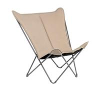 Fauteuil Papillon Matelassé Grande Largeur - Pop Up Xl - Becomfort® - Beige Moka - Lafuma Mobilier