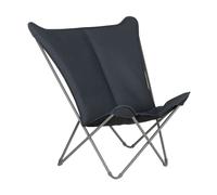 Fauteuil Papillon Matelassé Grande Largeur - Pop Up Xl - Becomfort® - Gris Dark Grey - Lafuma Mobilier
